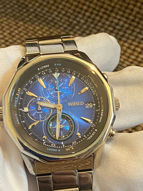 SEIKO WIRED VK67-KNDO CHRONOGRAPH メンズ 時計