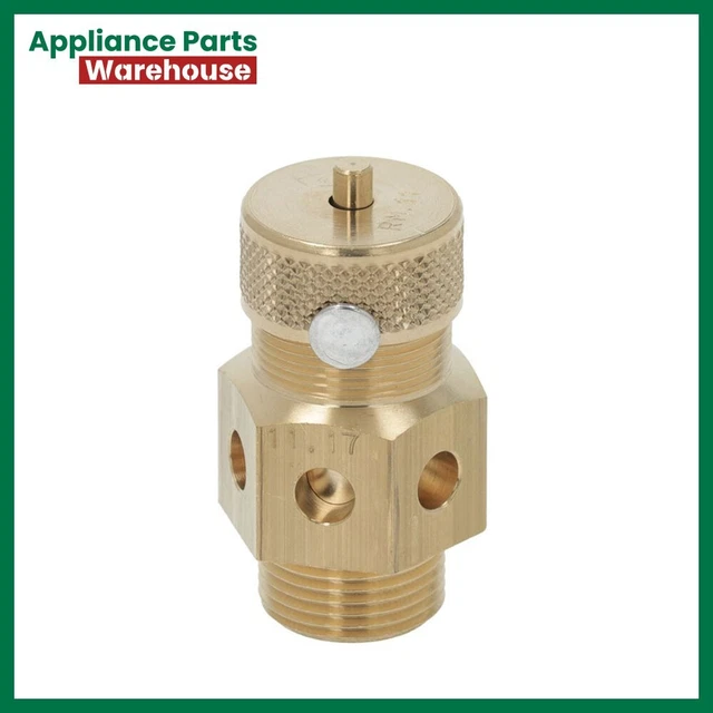 Espresso Machine Boiler Safety Valve - 3/8" Male Thread, 1.8 Bar CE-PED Certified, Made In Italy
