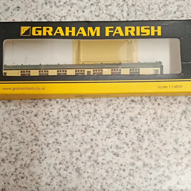 GRAHAM FARISH N Gauge BR Mk1 FK 1st Corridor Choc/Cream 374-163A £21.50 ...