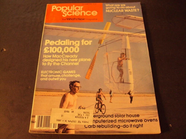 POPULAR SCIENCE DEC 1978 Nuclear Waste, MacCready Plane to Fly Channel ...