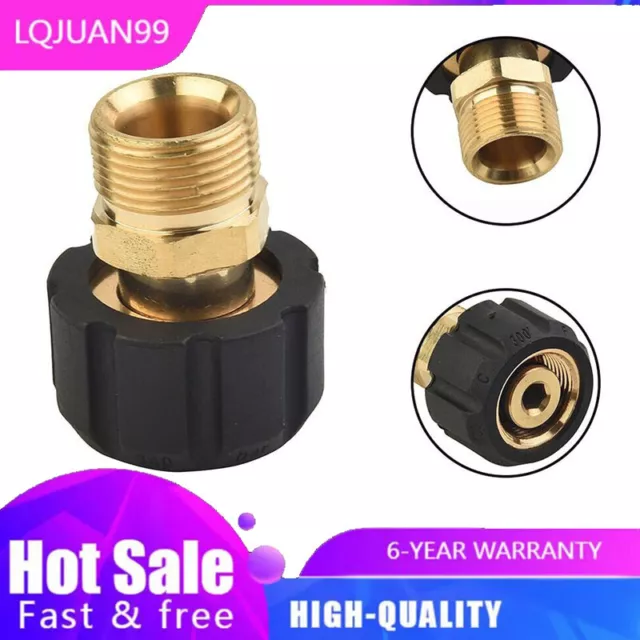 M22 15mm Male To M22 14mm Female Pressure Brass Washer Hose Thread Connector UK