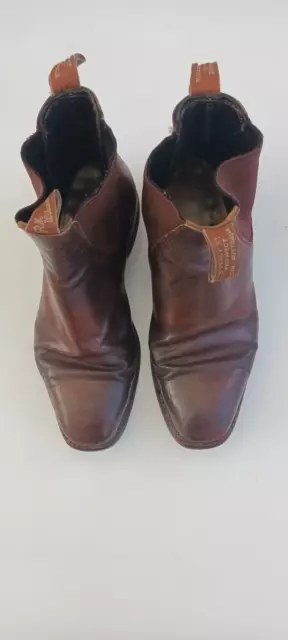 RM WILLIAMS Brown Leather Boots Size Men's US 7.5G