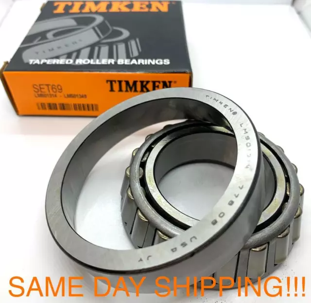 Timken Cup & Cone Bearing Lm501349 & Lm501314 Set 69 Same Day Shipping