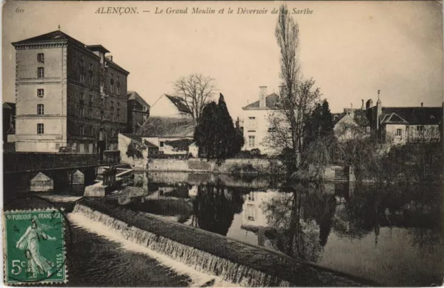 CPA ALENCON - Le Grand Moulin et le Déversoir de la Sarthe (138314)
