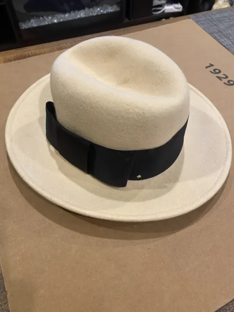 Kate Spade Fedora with Bow Hats Off 100% wool