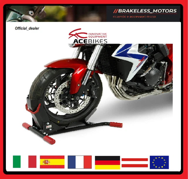 Steadystand Cavalletto Bloccaruota Per Moto  Da Strada  Enduro  Garage Carrello