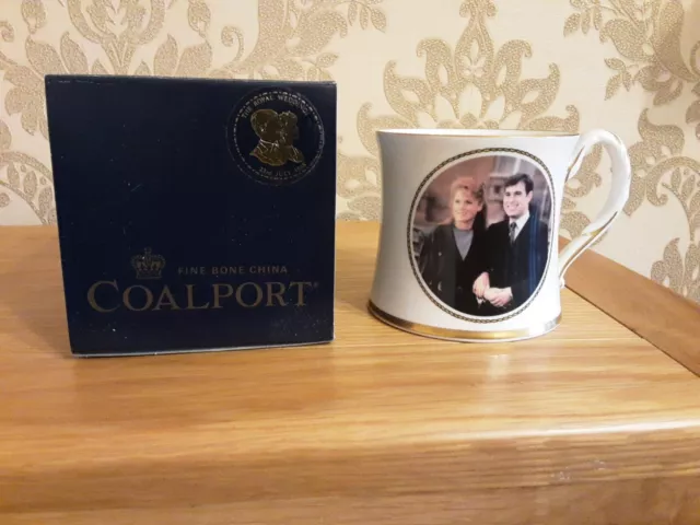 Commemorative Mug Coalport For  Marriage Of Prince Andrew And Sarah Ferguson...