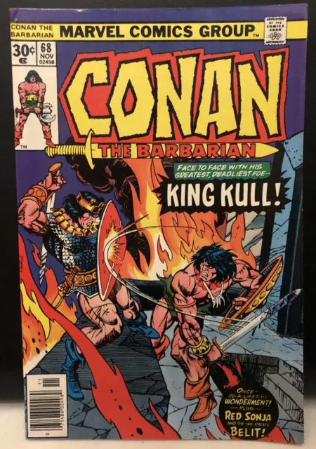 Conan the Barbarian #68 Comic , Marvel Comics Bronze Age