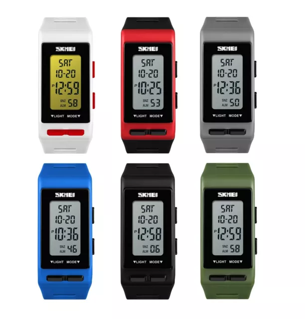 SKMEI Sport Outdoor Datum wasserdicht Wochenanzeige Digital Armbanduhr