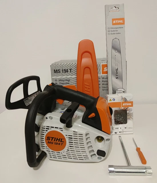 Ms194t Engine STIHL MS 194 T Motorsäge + Schwert +Kette Benzin NEU £433.43 - PicClick UK