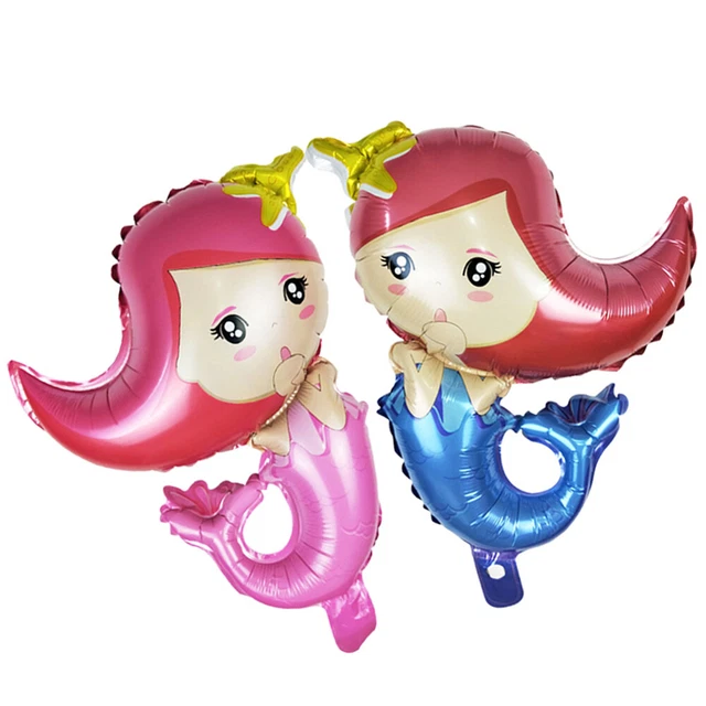 2 pz palloncini a tema sirena palloncini festa compleanno lamina matrimonio decorazione vacanze