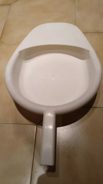 lotto 2 pz / Pala Padella Sanitaria per Infermi Anziani Allettati WC da Letto