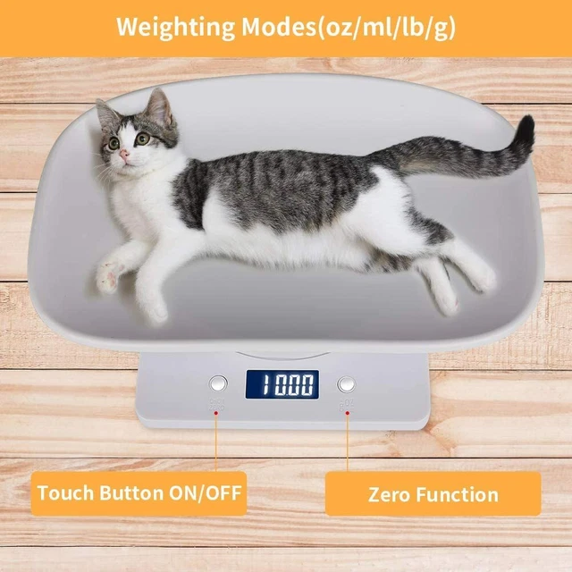 10KG Electronic Digital Pet Scale Weighing Scales Small Cat Pet Puppies Kittens