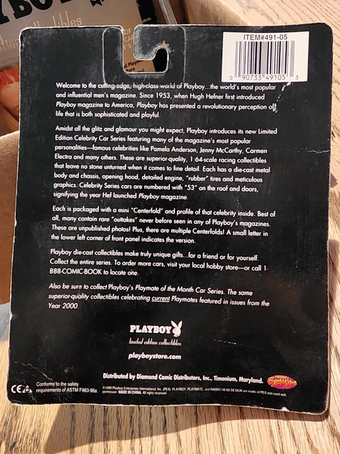 DONNA D’ERRICO PLAYBOY Celebrity Car Series Diecast 1:64 Limited