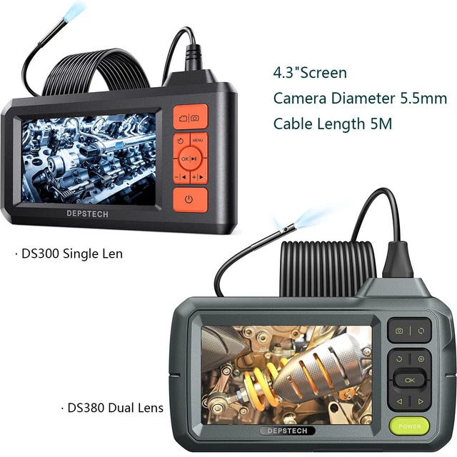 DEPSTECH 5.5MM INDUSTRIAL Endoscope Inspection Camera 1080P Borescope 4