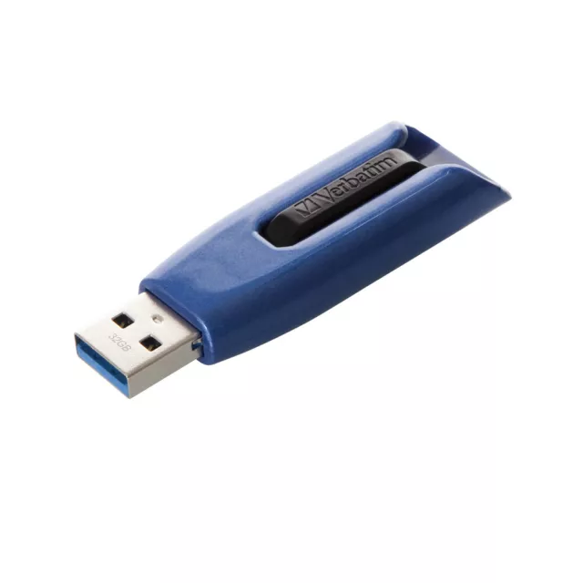 Verbatim 49806 Store 'n' Go V3 Max USB Flash Drive 32GB 3.0 Blue