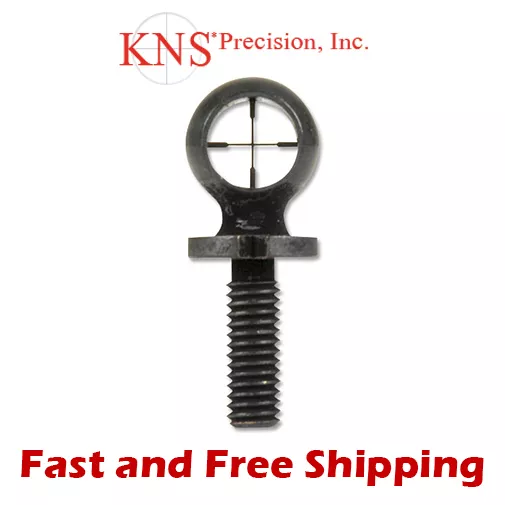 KNS Precision Duplex Hooded Crosshair Front Sight Post Replacement .240 Aperture