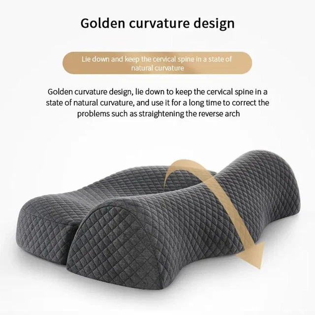 Contour Memory Foam Pillow Neck Back Support Orthopaedic Head Pillowsxpy Y0N3