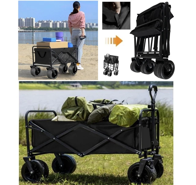 Carrello Porta Attrezzi Da Giardino Gardiun 157L Con Paletta E Spiedo Per Raccolta Foglie