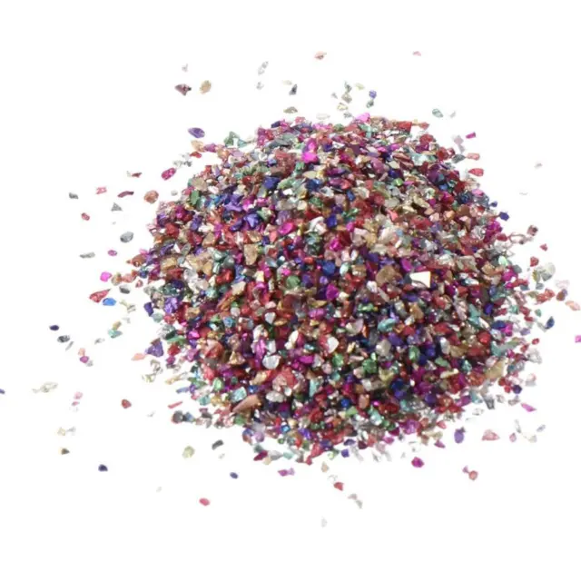 Crushed Glass Crushed Glass for Crafts 2-4mm Resin Glitter  Phone Case