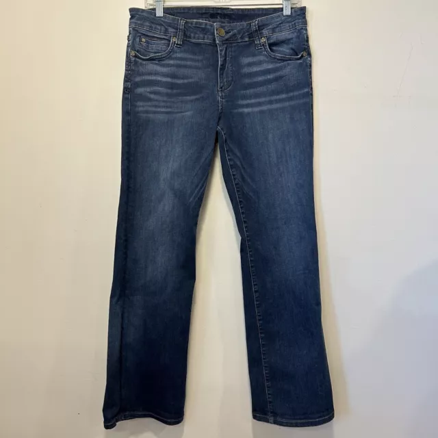 KUT FROM THE KLOTH Catherine Boyfriend Womens Size 12 Mid Rise Blue Denim Jeans