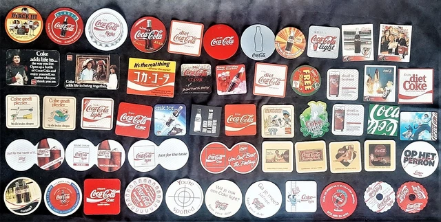 Coca Cola Coaster Coca Cola 53 pieces All over the world Belgium Holland Part B