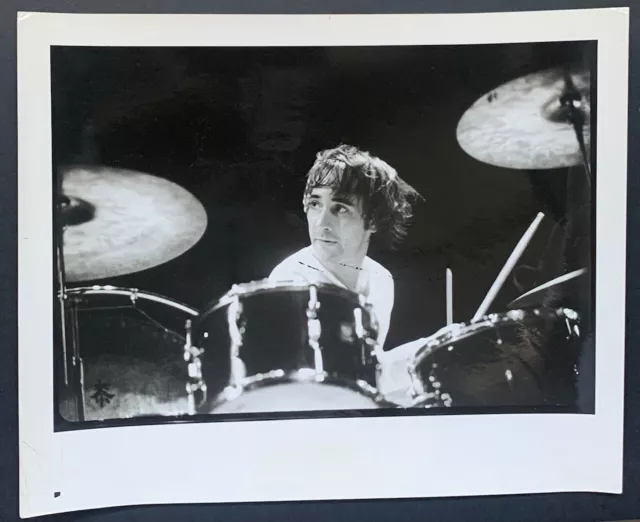 1970s The Who Type 1 Photo Keith Moon LOA Rock & Roll HOF Vintage Concert Music