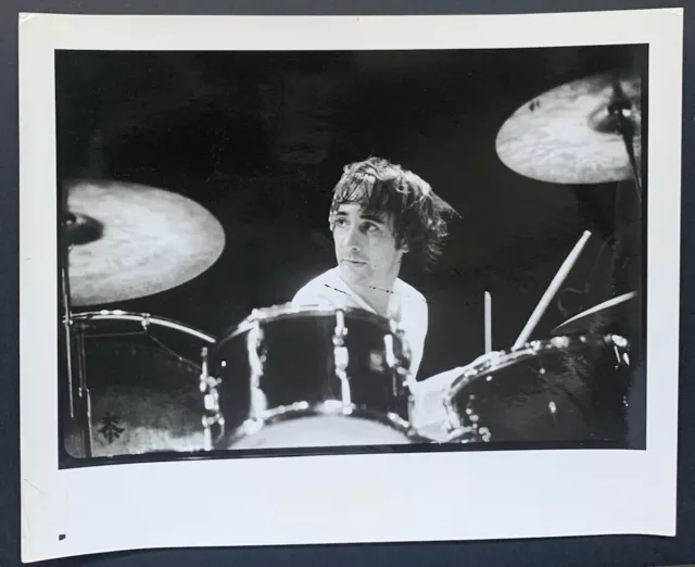 1970s The Who Type 1 Photo Keith Moon LOA Rock & Roll HOF Vintage Concert Music 1970s The Who Type 1 Photo Keith Moon LOA Rock & Roll HOF Vintage Concert Music