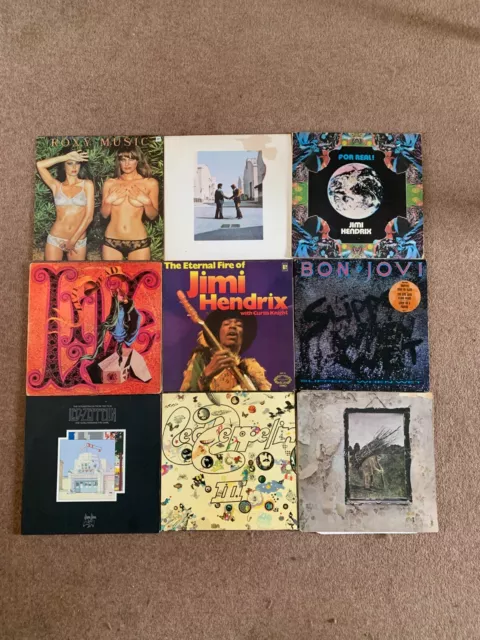 VInyl record Collection 82 Floyd,Zeppelin,Cream,Hendrix,Genesis