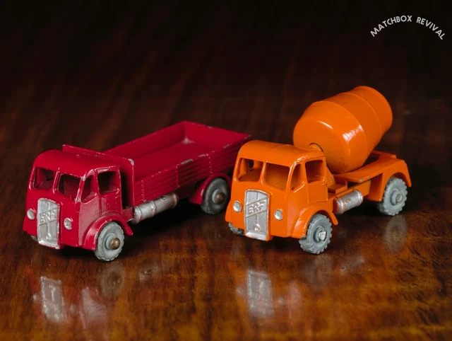 MATCHBOX LESNEY NO.20A ERF Stake Truck (MAROON) £8.60 - PicClick UK