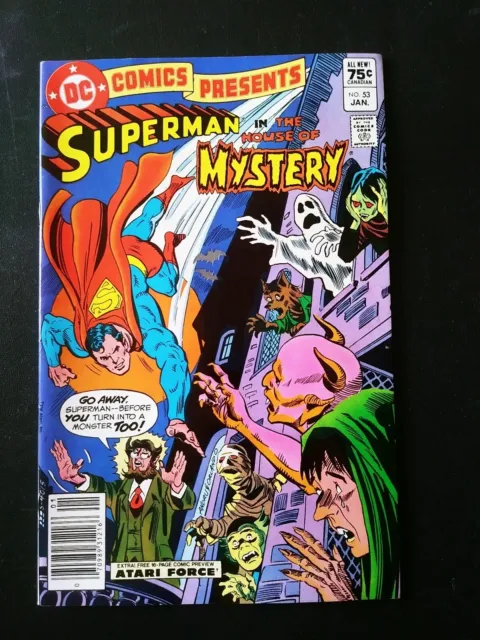 DC Comics Presents #53 (1983) VF -House of Mystery - Atari force preview