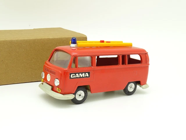 Miniature Gama 1/43 - VW Combi T2 Pick Up Pompiers - Occasion Boîte