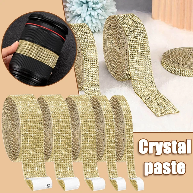 CRYSTAL RHINESTONE DIAMOND Ribbon,Self Adhesive Sticker DIY Car ...