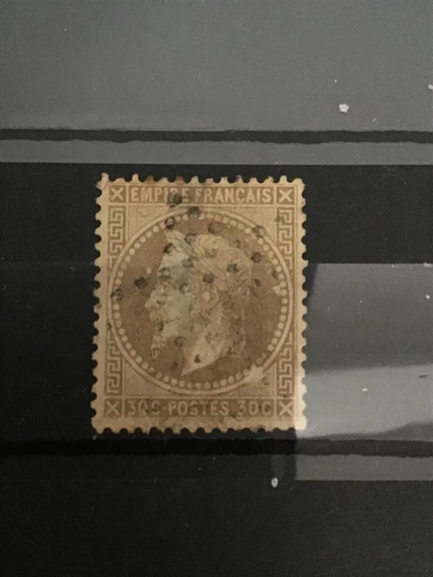 Lot 87 timbre de France type Napoleon III n°30 obl étoile