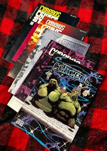 Cerebus COMIC LOT! Bundle of 5 Comic Books Aardvark-Vanaheim Vintage Comics RARE