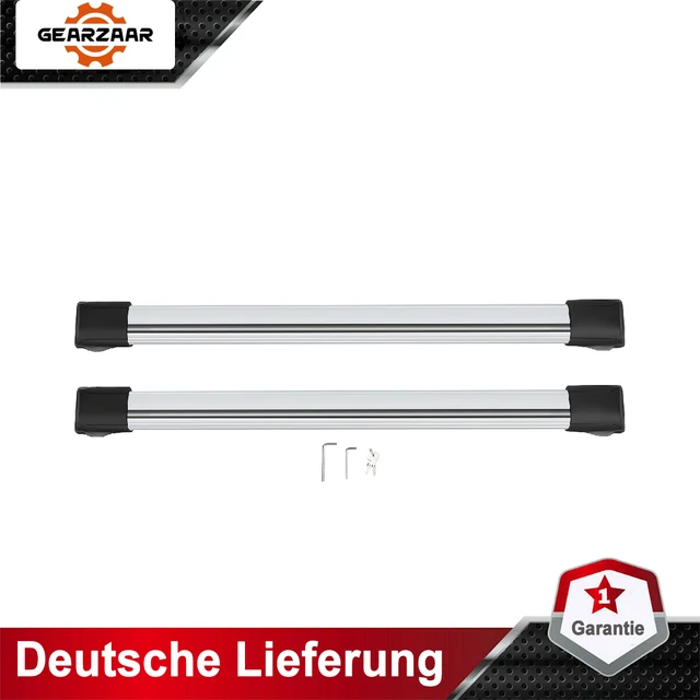 OMAC Dakrails, compatibel met Mercedes Vito W639, W447, 2003-2023 L2, lange wielbasis, aluminium, zwart