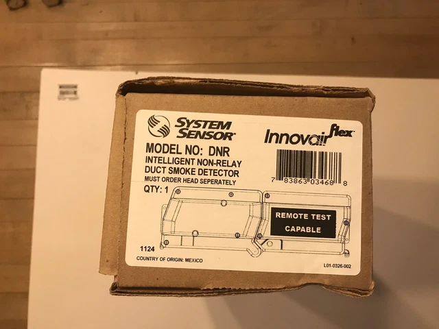 System Sensor Innovair DNR Intelligent Non Relay Duct Smoke Detector