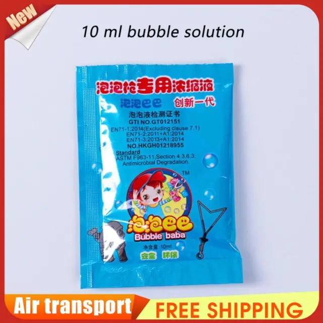 Concentrated Bubble Solution Liquid Soap Water Bubble Accessories (10ml) ~