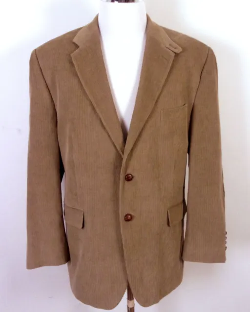 NWOT Lauren Ralph Lauren Corduroy Blazer Shooting Jacket Chin Strap Pads 46 R