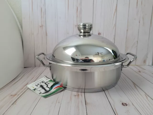 D3 Stainless Braiser with Domed Lid