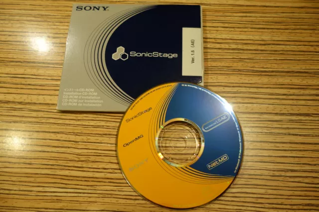 Sonic Stage 1,5 Software für Minidisc Net Player .