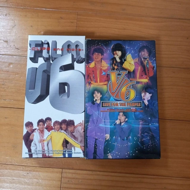 V6　LIVE FOR THE PEOPLE　VHS V6 LIVE FOR the People VHS Japanese Music Concert 96 90min