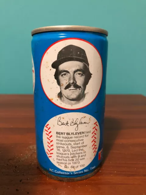 1978 Royal Crown RC Cola Collector Series 2  S/S Can  # 68 of 100 BERT BLYLEVEN