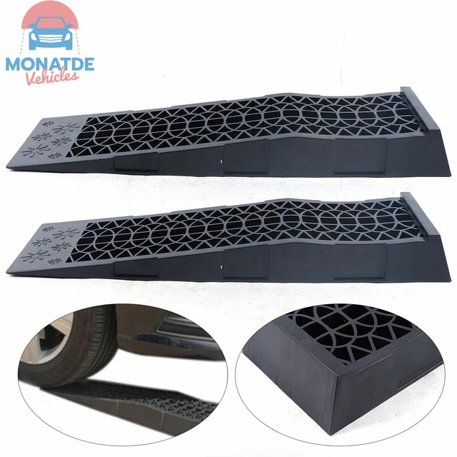 Un paio di rampe in plastica per auto 3T stabile rampe di accesso in plastica ad alta resistenza PP
