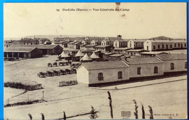 Morocco Cpa Oujda Events General View Of Camp Am158