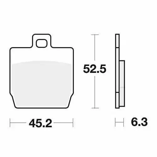 Scooter Brake Pads TRW For MBK EW 50 Stunt 2003