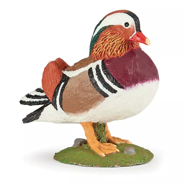 PAPO Farmyard Friends Mandarin Duck Toy Figure, Multi-colour (51166)