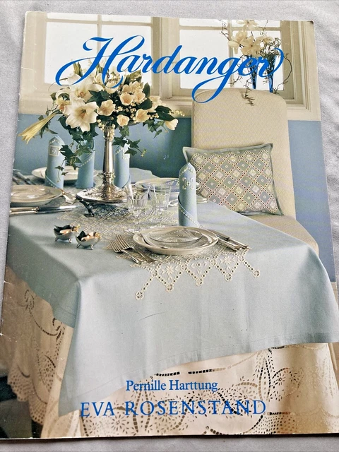 Libro de instrucciones EVA ROSENSTAND HARDANGER multilingüe Pernille Harttung de colección