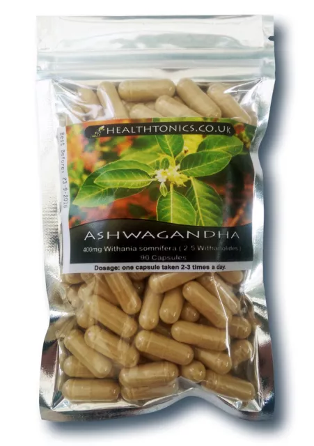 Ashwagandha Extract ( 20:1 equivalent to 8,000mg ), Vegetarian Capsules