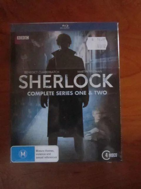 Dvd Blu-Ray Sherlock Complete Series One And Two Box Set New Sealed ** Great ***